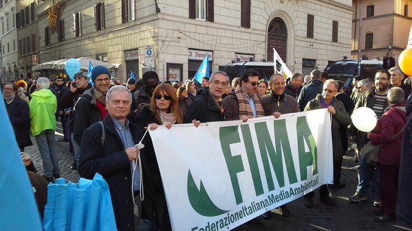 A Roma anche giornalisti e comunicatori ambientali in marcia