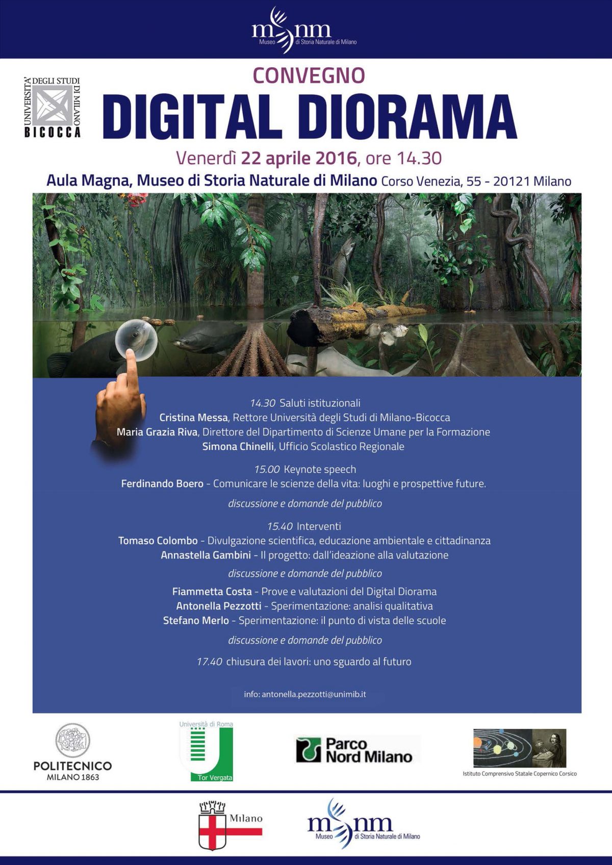 Digital Diorama: un viaggio interattivo negli ecosistemi