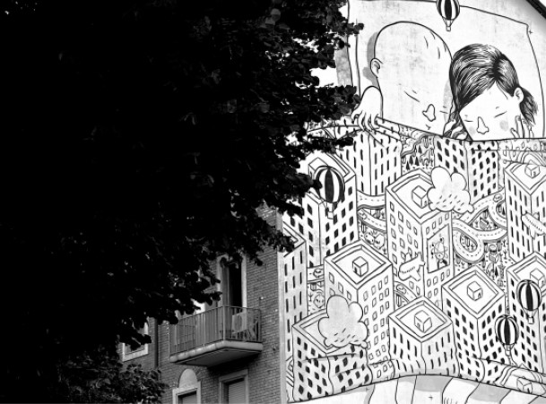 AndreaFerrariTrecate Murale a Torino2